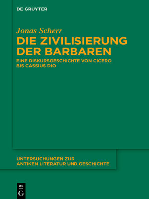 cover image of Die Zivilisierung der Barbaren